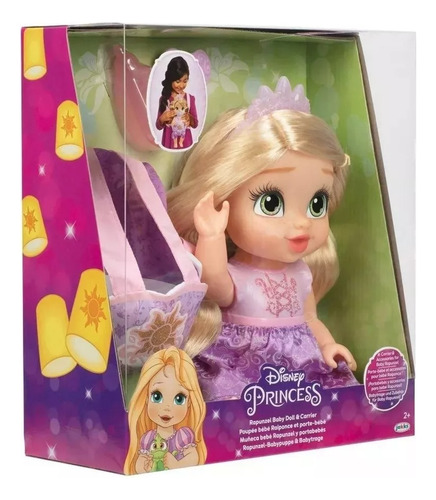 Muñeca Disney Bebé Rapunzel Y Portabebés
