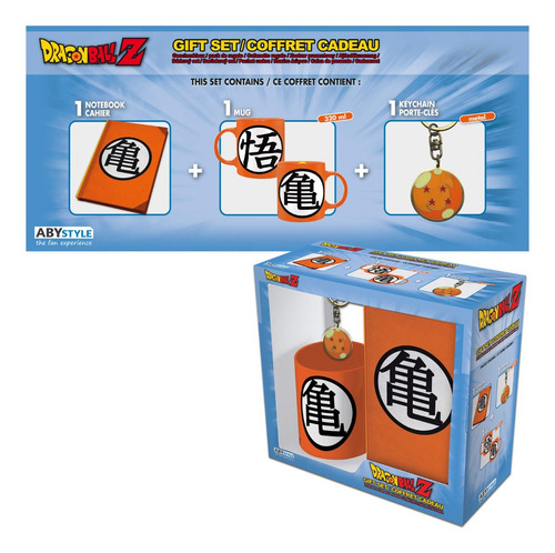 Taza De Dragon Ball Z + Cuaderno Y Llavero