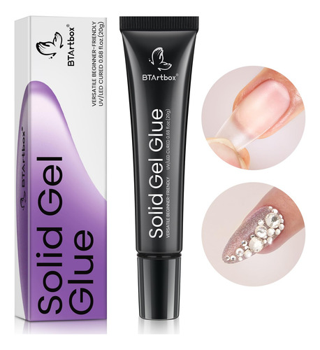 Gel De Uñas Btartbox Solid 20 G Para Uñas Prensadas 3 En 1