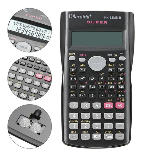 Imagen 7 de 8 de Calculadora Cientifica 12 Digitos 240 Funciones Y Fracciones