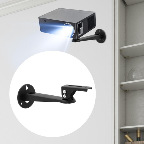 Soporte Para Proyector De Montaje En Pared, Soporte De Negro