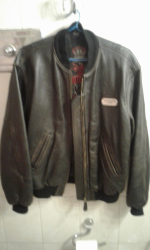 Motor Oil Campera Bomber Aviadora Vintage Optima