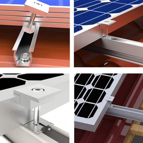 Abrazadera Solar F510pcs, Soporte De Panel Solar Ajustable,