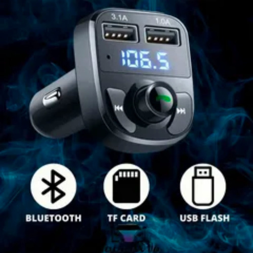 Adaptador de receptor Bluetooth automotriz universal de 12 V