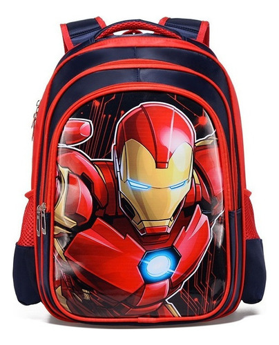 Marvel Avengers Iron Man Spider-man Capitán Mochila