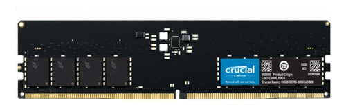 Memoria Ram Pc 8gb 4800 Mhz Ddr5 Crucial Cb8gu4800 1