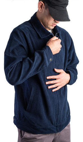 Imagen 5 de 6 de Campera Woodoo Coupe Cord Jacket-azul