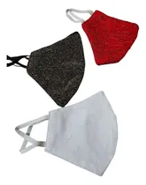 Comprar Barbijos De Tela Lisos Y Estampados X 3 Unidades Surtidos
