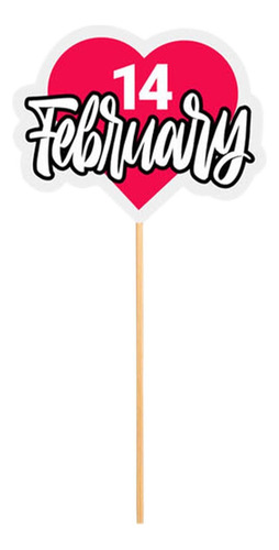 Set De Banderas Con Globos Para Fiesta De San Valentín, Deco