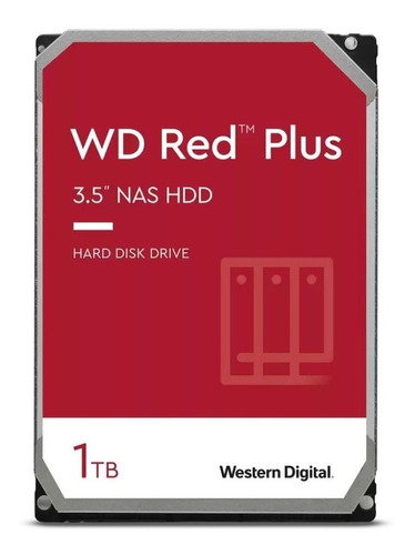Disco Duro 3.5 Wd Red 1000gb - 1tb Sata 3 5400 64mb - Nas Color Rojo