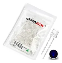 Comprar 100 Leds Violeta Uv 5mm Brillantes, Indicadores Diodos Emiso