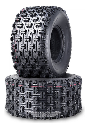 Set 2 Wanda Atv Tires 22x10-10 Kawasaki Bayou 220 250 Mo Ugg