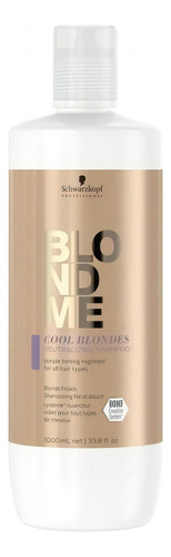 Shampoo Blondme Neutralizing Cool Blondes Schwarzkopf 1l