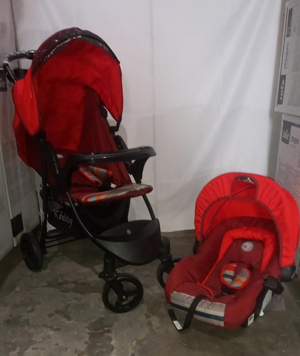 Cochecito Travel System Con Huevito Kiddy Omega Babymovil