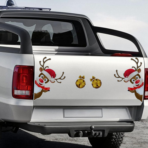 Christmas Car Magnets Set,reflective Car Christmas Decoratio