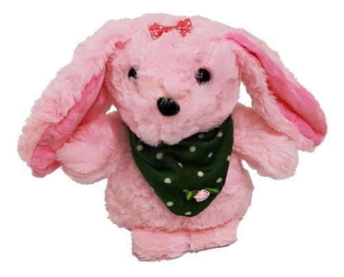 Peluche Conejo Con Pañuelo 25cm Peludo