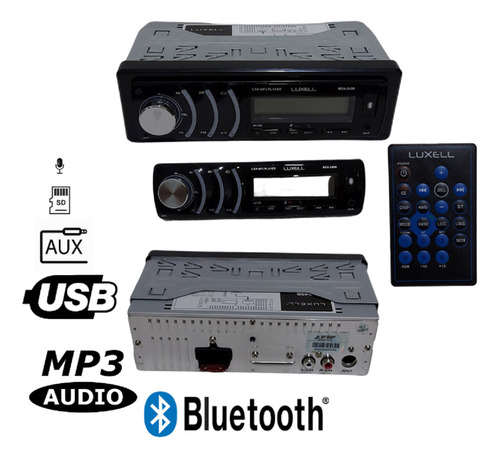 Stereo Reproductor Mp3 Usb Bluetooth Aux Manos Libres 245b