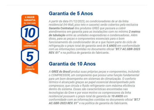 Ar Condicionado 9000 Btus Gree G-top Auto Inverter Frio 220v