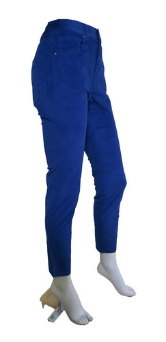 Jeans Ajustado Corte Super Skinny Color Azul Talla 6