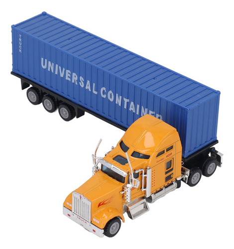 Remolque Tractor Vivid Con Carcasa De Aleación 1:65 De Jugue