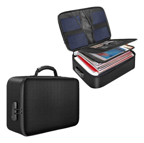 Fireproof Bag, Laptop Organizer With Lock,