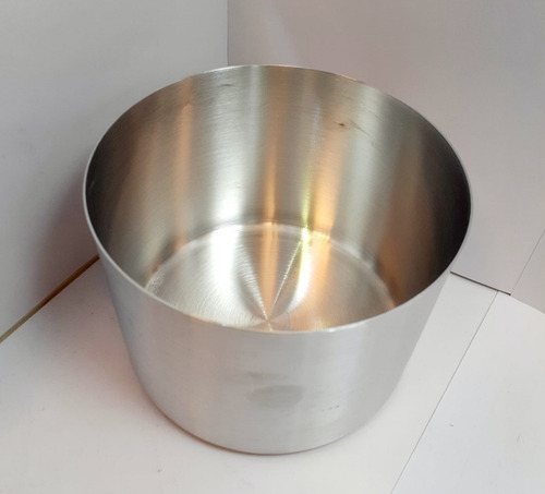 Molde De Quesillo De Aluminio Con Tapa 14 Cm