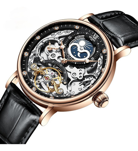 Reloj Mecánico Automático Hombres Tourbillon Reloj De Pulser