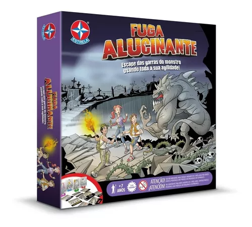 Jogo De Tabuleiro Fuga Alucinante Escape Do Monstro Estrela