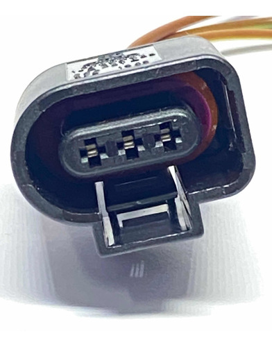Plug Conector 3 Vias Sensor Fase Ar Cond Gol Fox Polo Golf