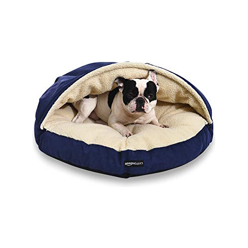 Amazon Basics Cómoda Cama Tipo Cueva Para Mascotas, M, 30 X