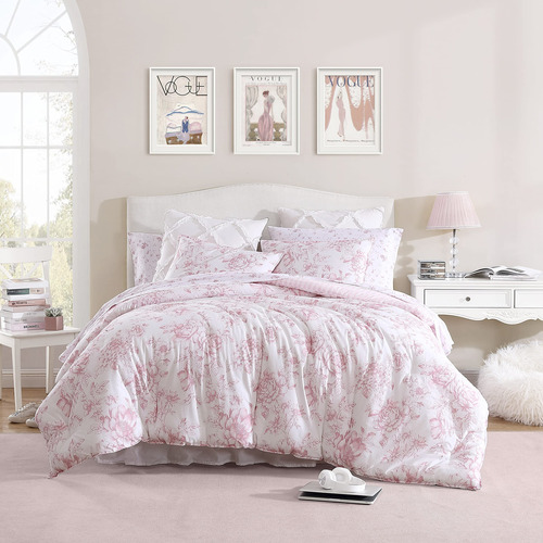 Laura Ashley - Juego De Edredon Tamano Queen, Ropa De Cama R