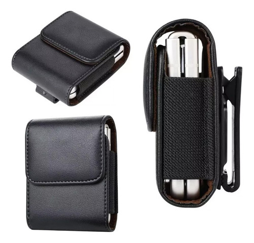 Capa Capinha Couro Para Galaxy Z Flip 4 5g Fecho Magnetico