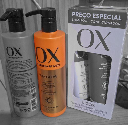 Ox Sua Nova Fórmula Ótimo Para Cabelos Pós Progressiva