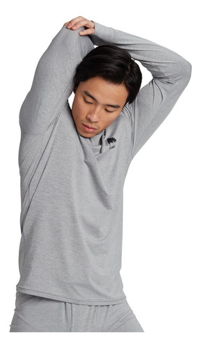 Polera Primera Capa Hombre Lightweight X Gris