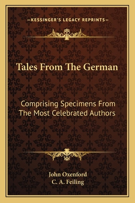 Libro Tales From The German: Comprising Specimens From Th...