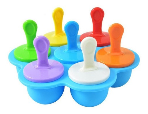 Molde De Silicona Para Helado Para Niños Varios Colores