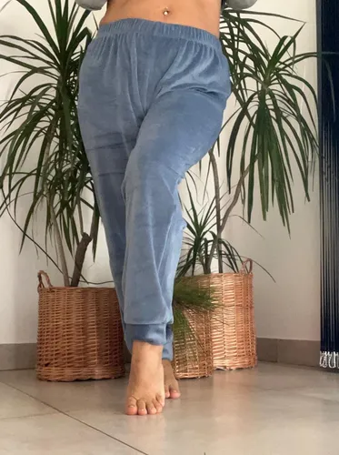 Pantalon Plush Suave Pijama Comodo Calentito Mariene