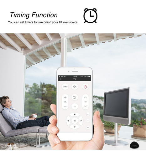 Hub De Control Remoto Wifi-ir Ir Wi-fi (2,4 Ghz) Controlador