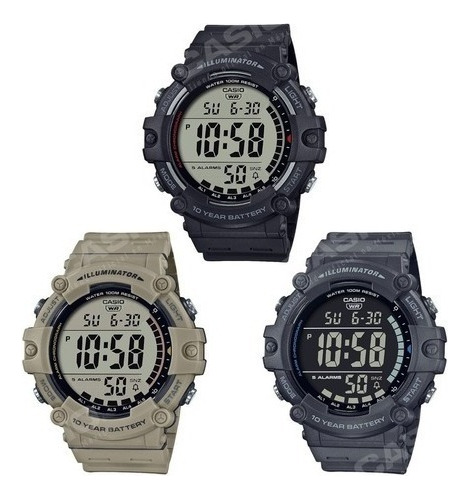 Reloj Casio Iluminator Ae-1500wh-8b2v 100% Original Y Nuevo