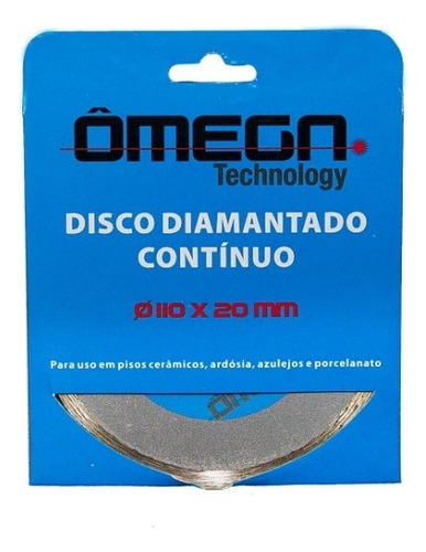Kit C/ 10 Disco Diamantado Contínuo 110 X 20 Serra Mármore