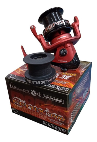 Reel Surfcasting Frontal Montague Fenix 7000 Variada Rio Mar