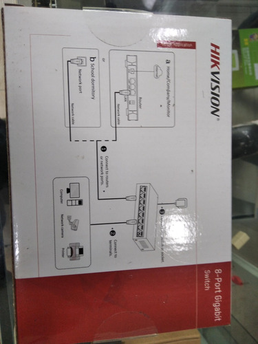 Imagen 9 de 10 de Switch De Red 100/1000 Mbps 8 Puertos Hikvision Ds-3e0508d-e