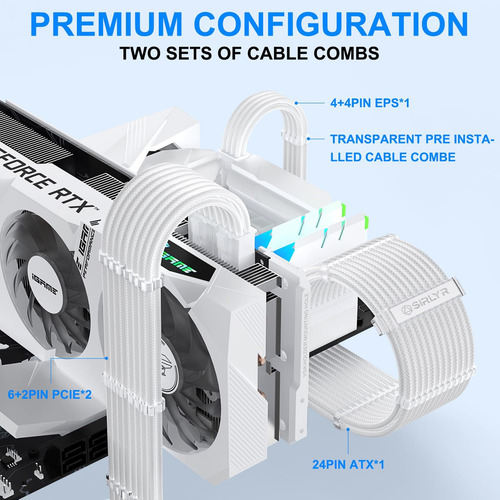 Kit De Extensión De Cable Sirlyr Psu, Mod De Extensiones De