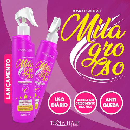 Kit Cronotrat 300ml + Tônico Milagroso 300ml + Másc. Bananut