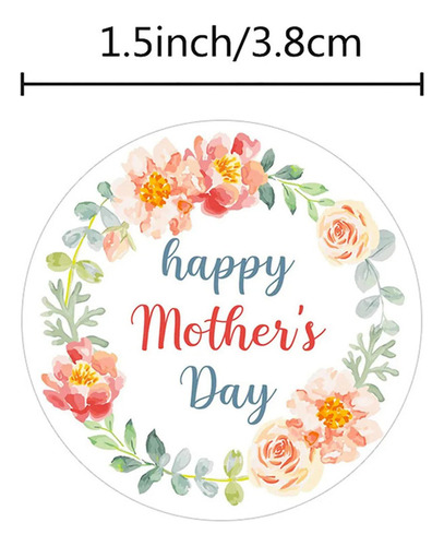 Pegatinas De Feliz Día De La Madre Para Tarjetas