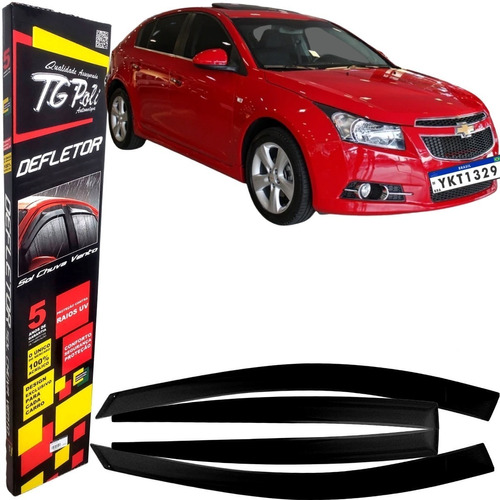 Calha De Chuva Defletor Original Tg Poli 04 P Cruze Hatch...