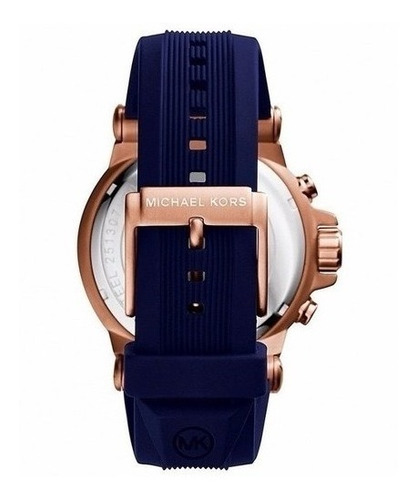 Relógio Michael Kors Masculino Mk8295 Dylan Rose 48 Mm Azul