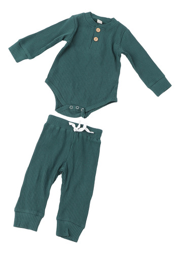 Conjunto De Mono Y Pantalones Para Bebé Trajes Cómodos De A