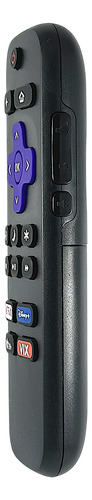 Control Compatible Con Tcl Roku Tv Smart 4k Vix + Funda Pila