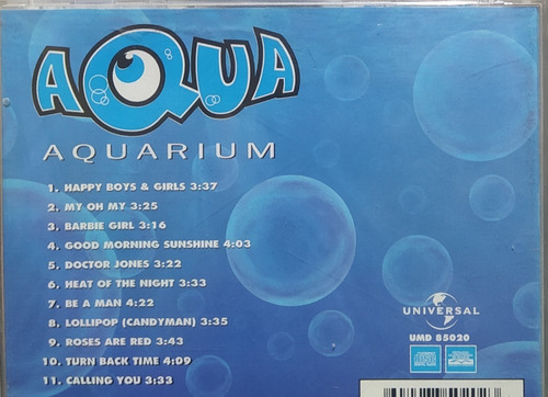 Aqua Aquarium Cd Original Lacrado